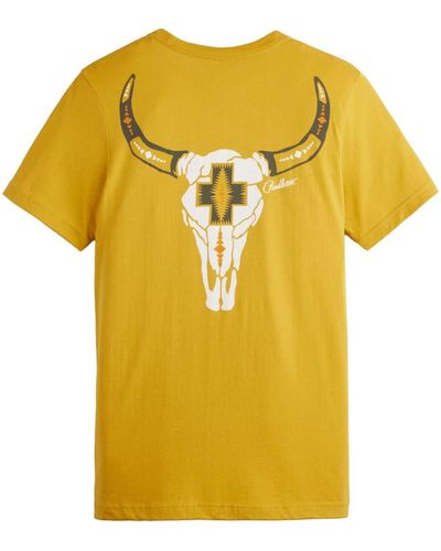 Pendleton Harding Skull Graphic T-Shirt - Yellow