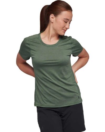 Black Diamond Lightwire Tech Short-sleeve T-shirt - Green