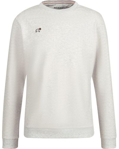 Mammut Ml Pullover Sweatshirt - White