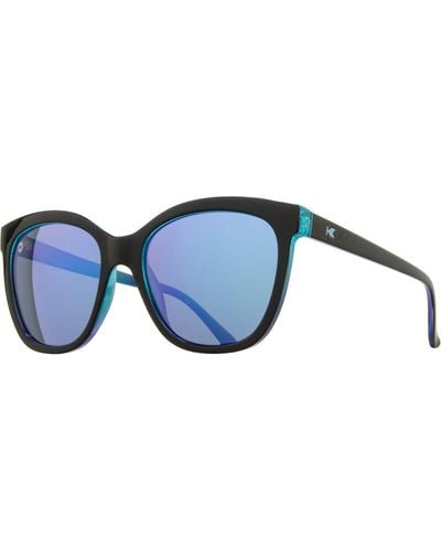 Knockaround Deja Views Polarized Sunglasses 1Am Snack - Blue