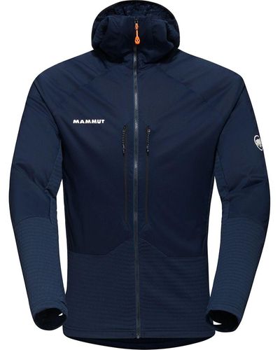 Mammut Eiger Nordwand Ml Hybrid Hooded Jacket - Blue
