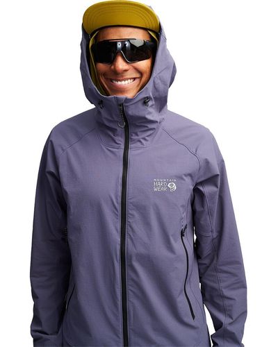 Mountain Hardwear Chockstone Alpine Lt Hooded Jacket - Purple