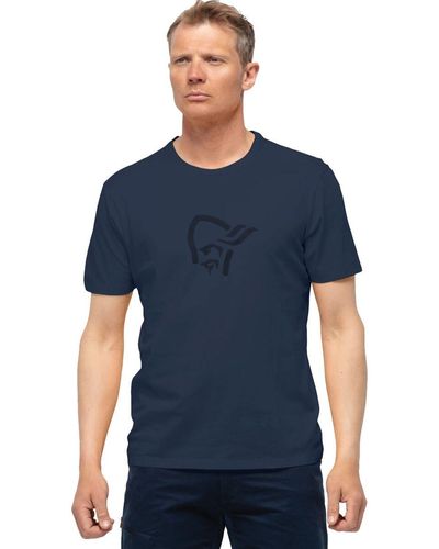 Norrøna 29 Cotton Viking T-Shirt - Blue