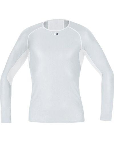 Gore Wear Windstopper Base Layer Long Sleeve Shirt - White