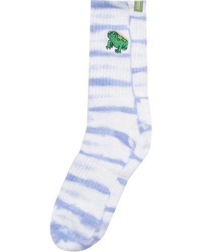 Parks Project Toadally Tie Dye Socks Pacific - Blue