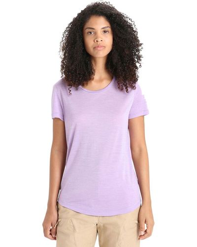 Icebreaker Sphere Ii Short-Sleeve T-Shirt - Purple
