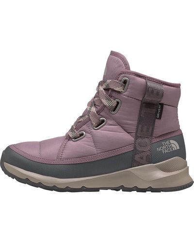 The North Face Thermoball Lace Up Luxe Wp Boot - Purple