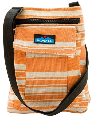 Kavu Keeper Cross Body Bag - Orange