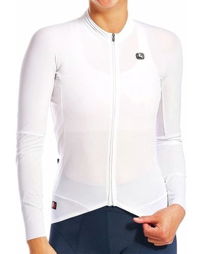 Giordana Fr-C Pro Lightweight Upf 50+ Long-Sleeve Jersey - White