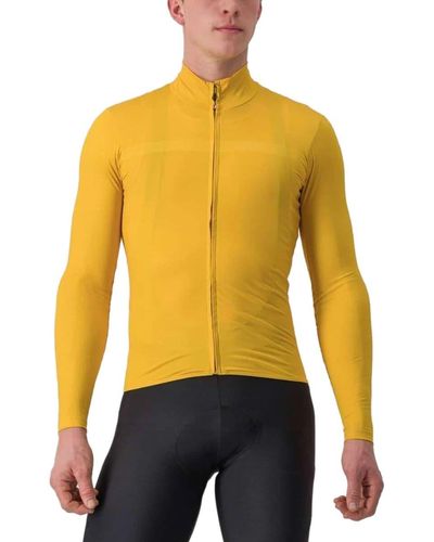 Castelli Pro Thermal Mid Long-Sleeve Jersey - Yellow