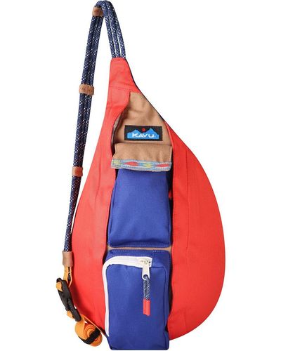 Kavu Mini Remix Rope Bag - Red