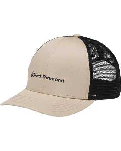 Black Diamond Diamond Bd Trucker Hat Khaki//Bd Wordmark - Natural