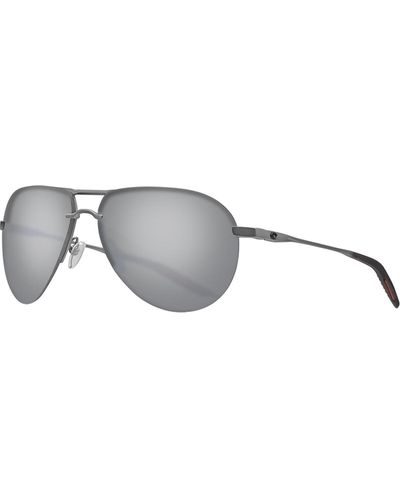 Costa Helo 580P Polarized Sunglasses Matte/Translucent - Gray