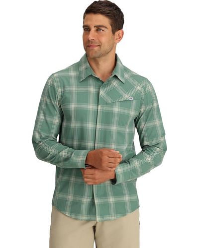 Outdoor Research Astroman Long-Sleeve Sun Shirt - Green