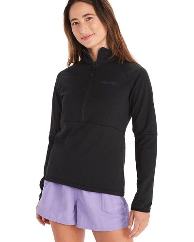 Marmot Leconte Fleece 1/2-Zip Pullover - Black