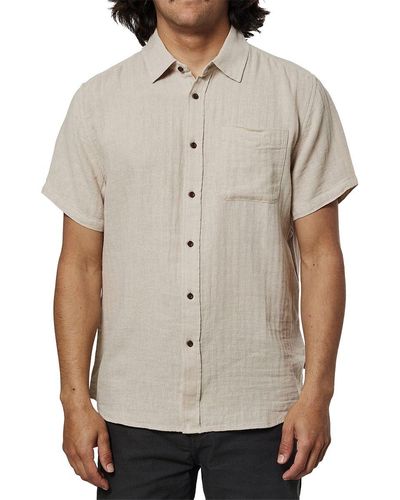 Katin Alan Solid Short-sleeve Shirt - Natural