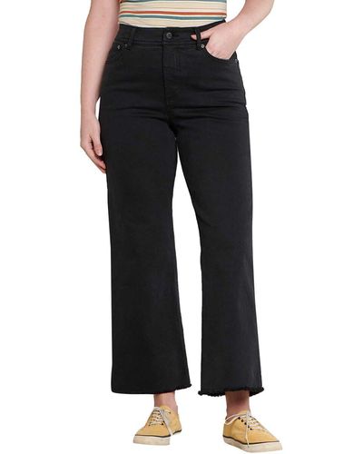 Toad&Co Balsam Seeded Cutoff Pant - Black