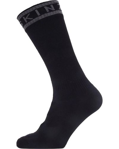SealSkinz Waterproof Warm Weather Mid Length Sock - Black