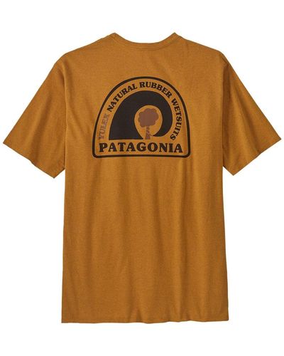 Patagonia Rubber Tree Mark Responsibili-Tee - Brown