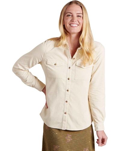 Toad&Co Scouter Cord Long-Sleeve Shirt - Natural
