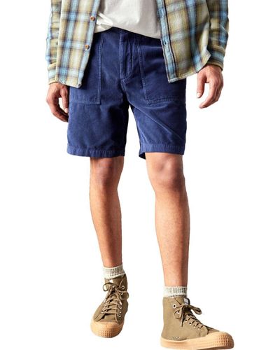 Outerknown Seventyseven Cord Utility Short - Blue