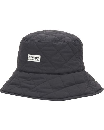 Marmot Quilted Bucket Hat - Black