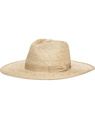 Brixton Jo Straw Rancher Hat Natural - White