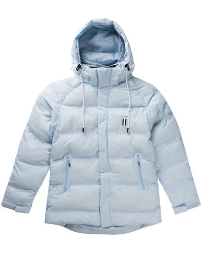 White/space Waterproof Insulated Puffy Jacket - Blue