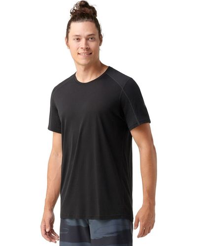 Smartwool Merino Sport Mountain Biking Short-Sleeve T-Shirt - Black