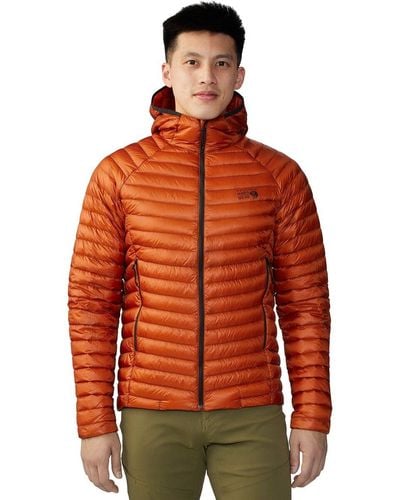 Mountain Hardwear Ghost Whisperer 2 Hooded Down Jacket - Orange