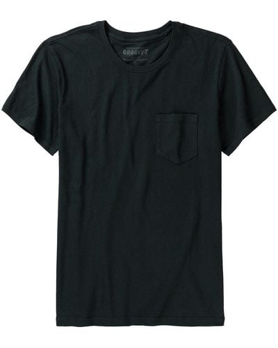 Outerknown Groovy Pocket T-Shirt - Black