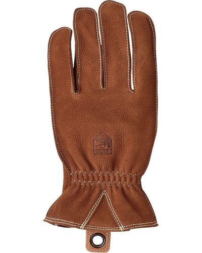 Hestra Oden Nubuck Glove - Brown