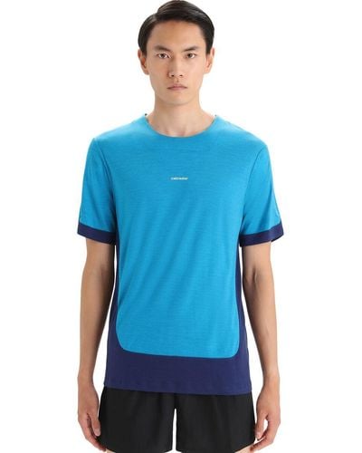 Icebreaker Zoneknit Short-Sleeve T-Shirt - Blue