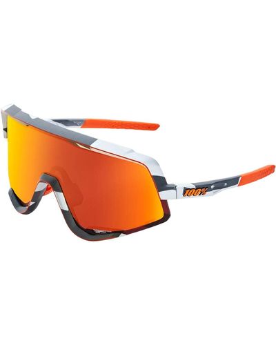 100% Glendale Sunglasses Soft Tact Camo - Orange