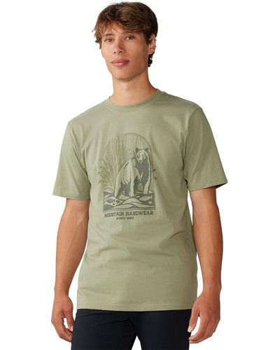 Mountain Hardwear Grizzly Bear Short-Sleeve T-Shirt - Green