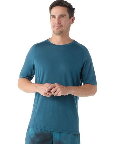 Smartwool Merino Sport 120 Short-sleeve Shirt - Blue