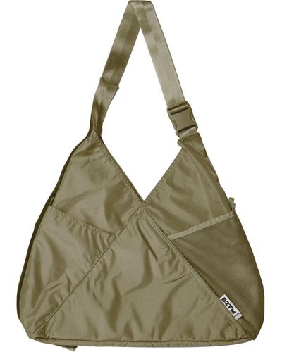 BABOON TO THE MOON Triangle 18L Tote - Green