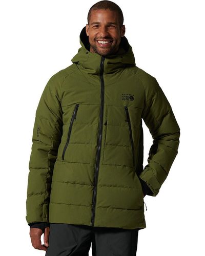 Mountain Hardwear Direct North Gore-tex Down Jacket - Green