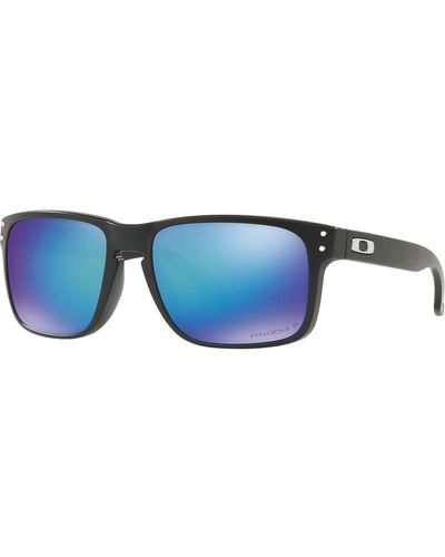 Oakley Holbrook Prizm Polarized Sunglasses Matte/Prizm Sapphire Polarized - Black
