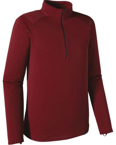 Patagonia Capilene Thermal Weight Zip-Neck Top - Red