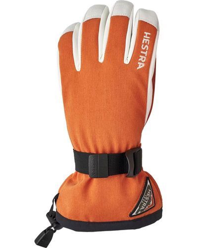 Hestra Powder Gauntlet Glove Brick - Orange