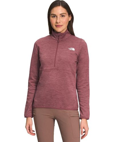 The North Face Canyonlands 1/4-Zip Pullover - Purple