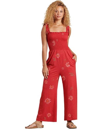 Toad&Co Gemina Sleeveless Jumpsuit - Red