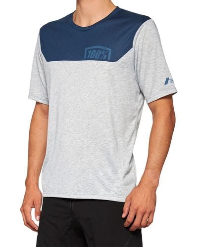 100% Airmatic Short-Sleeve Jersey - Blue