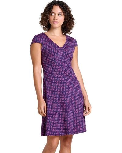 Toad&Co Rosemarie Dress - Purple