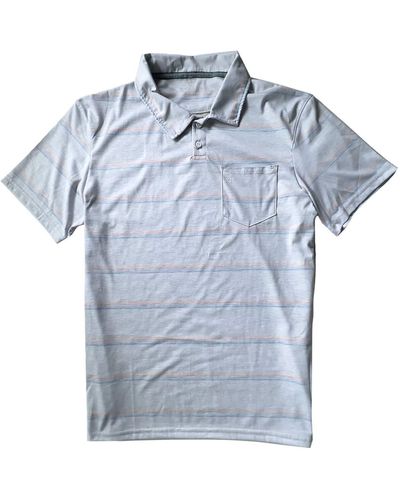 Vissla Hy-lite Eco Polo Shirt - Blue