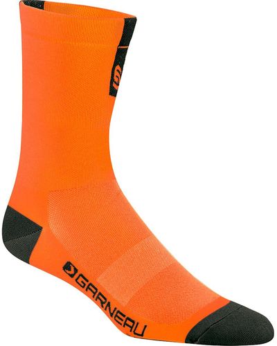 Louis Garneau Conti Long Sock Fluo - Orange