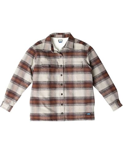 Kavu Pinedrona Shirt Jacket - Brown