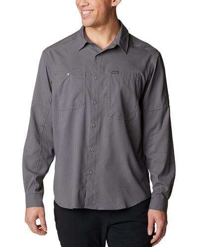 Columbia Silver Ridge Lite Plaid Long Sleeve Shirt Men's Closeout