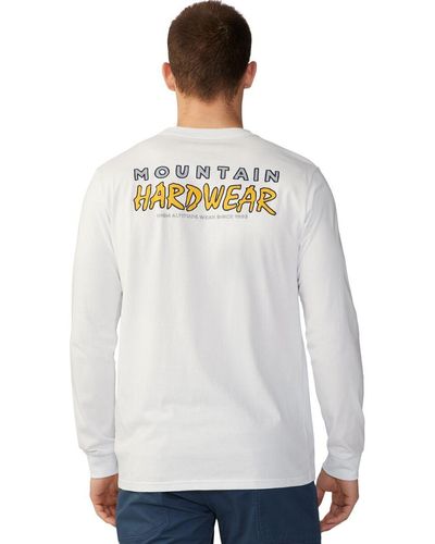 Mountain Hardwear Logo Landscape Long-Sleeve T-Shirt - White